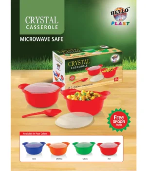 Crystal Casserole Microwave Safe