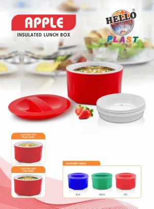 Apple Insulated Lunch Box