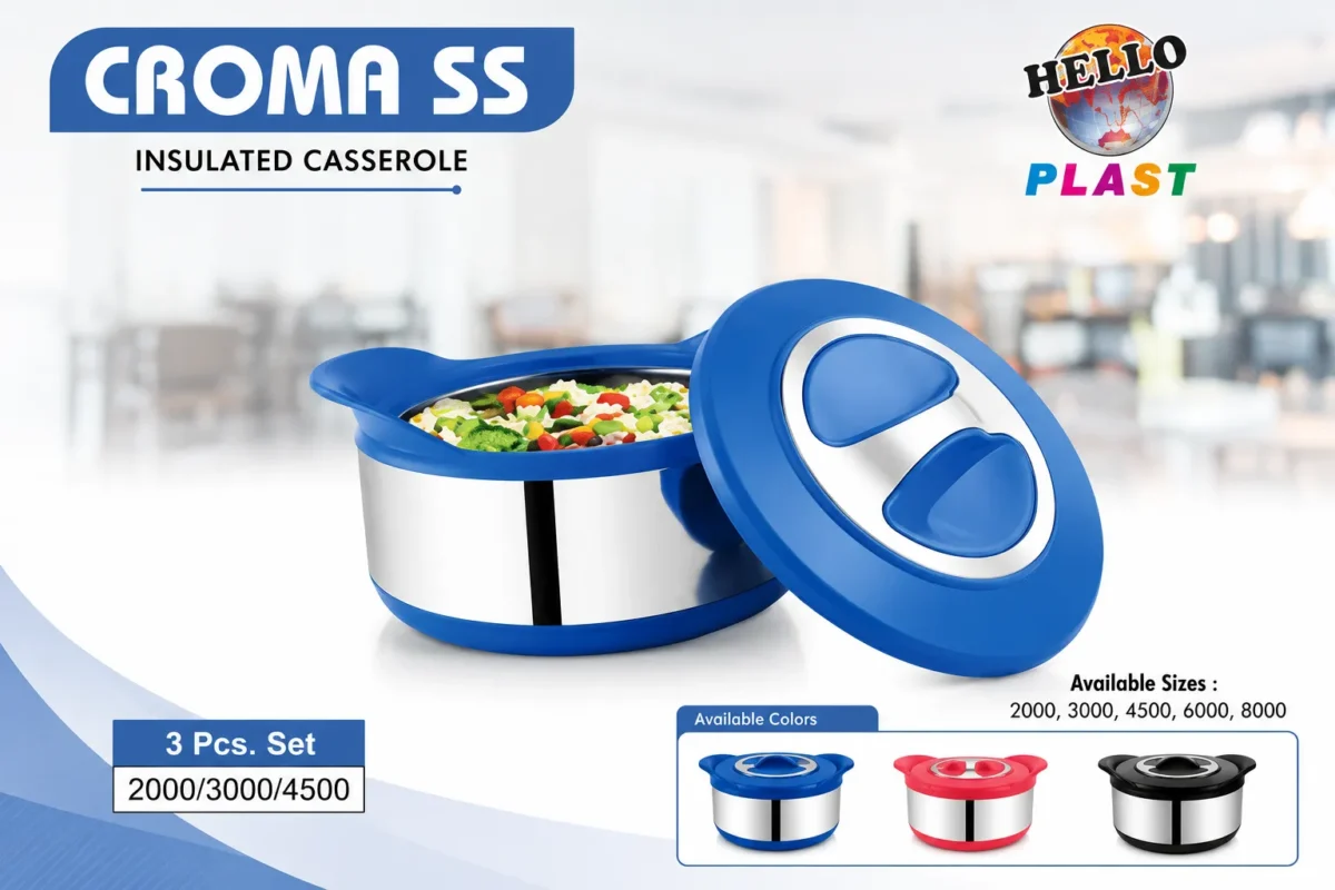 This is Chroma SS Casserole Set by HelloPlast.