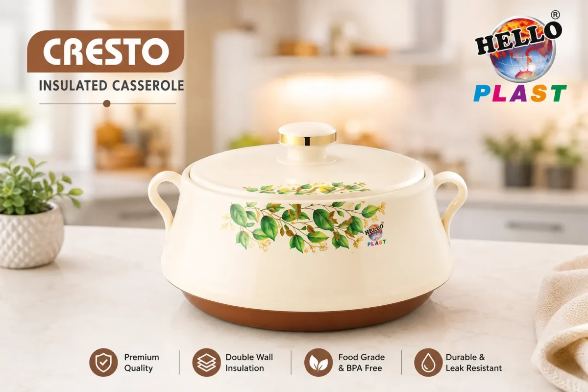 Cresto Insulated Casserole is product by HelloPlast.