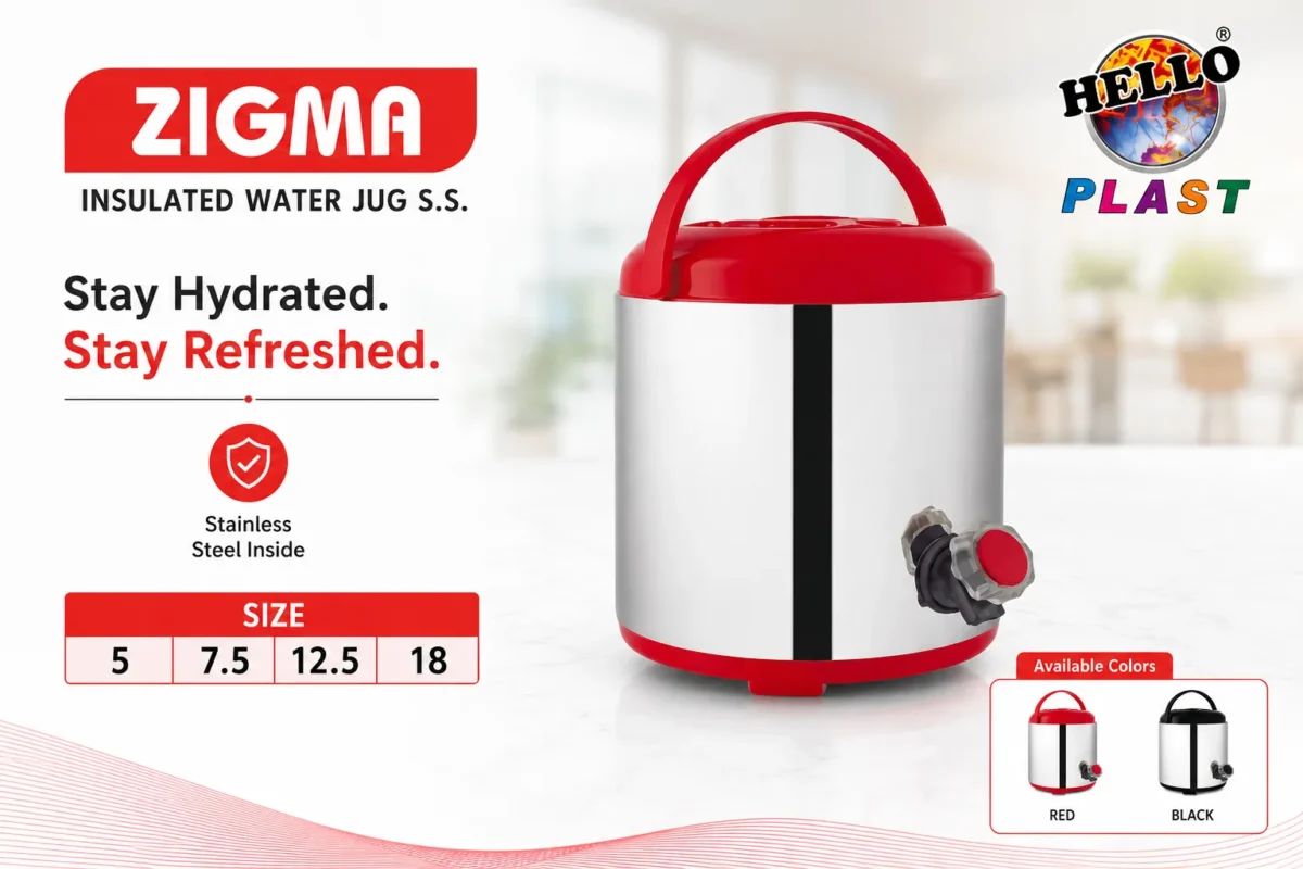 Zigma Steel Water Jug