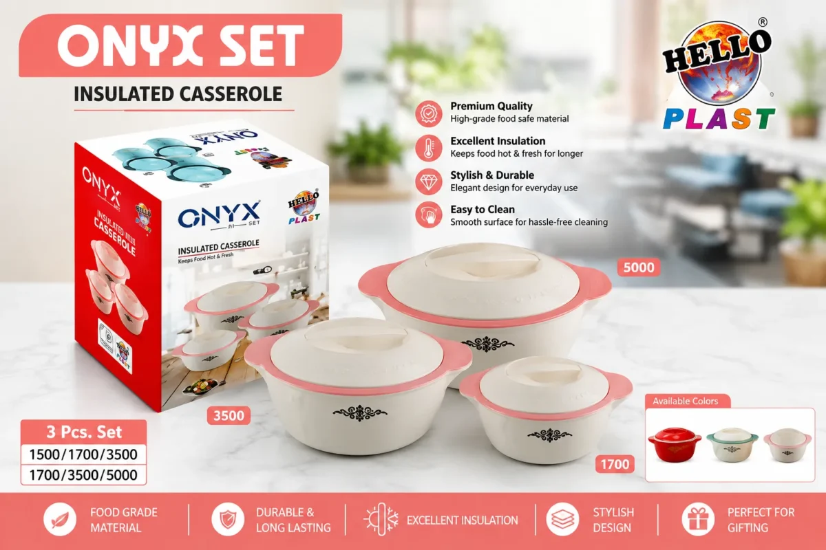 Onxy Insulated Casserole Set