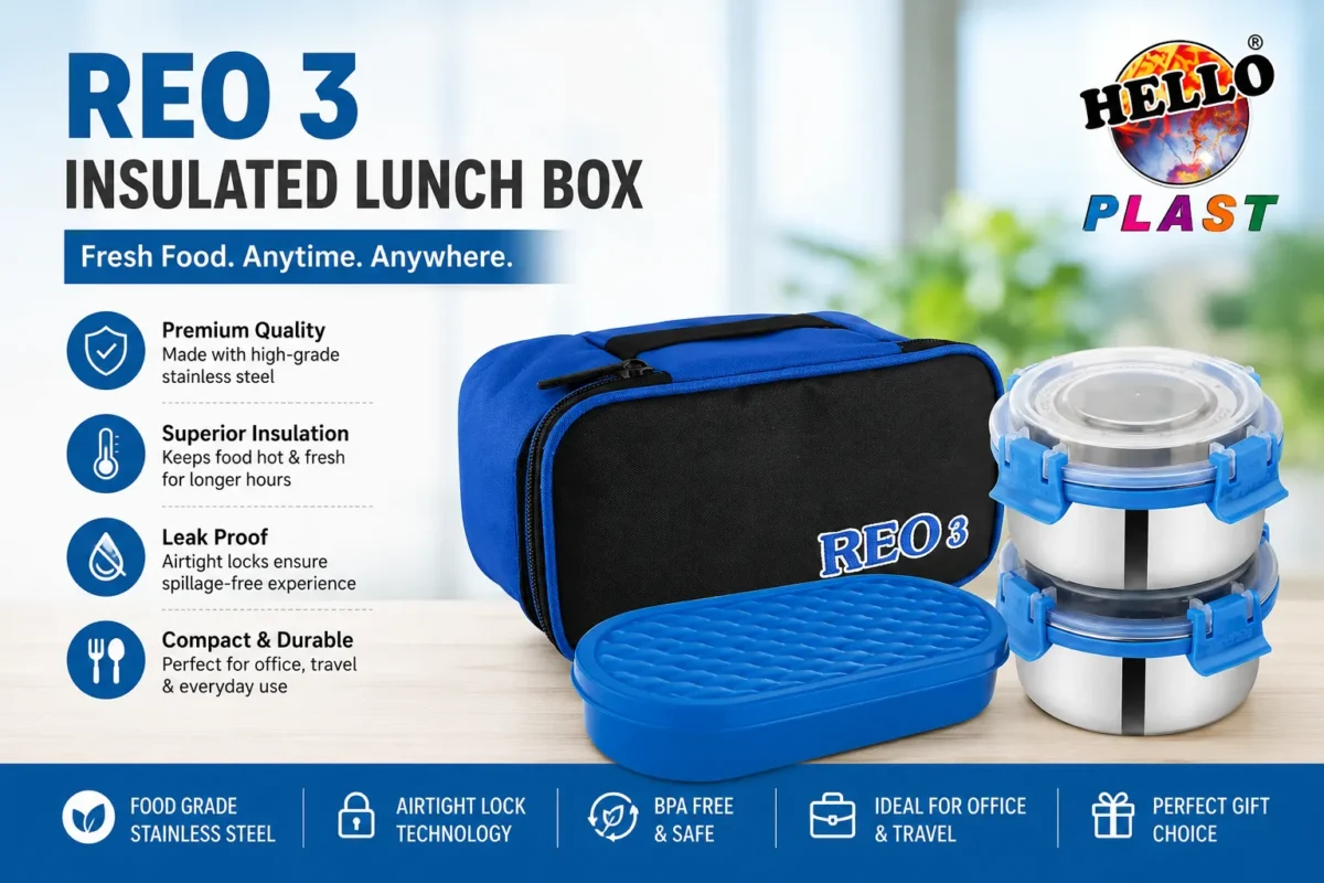 Reo 3 Lunch Box by HelloPlast
