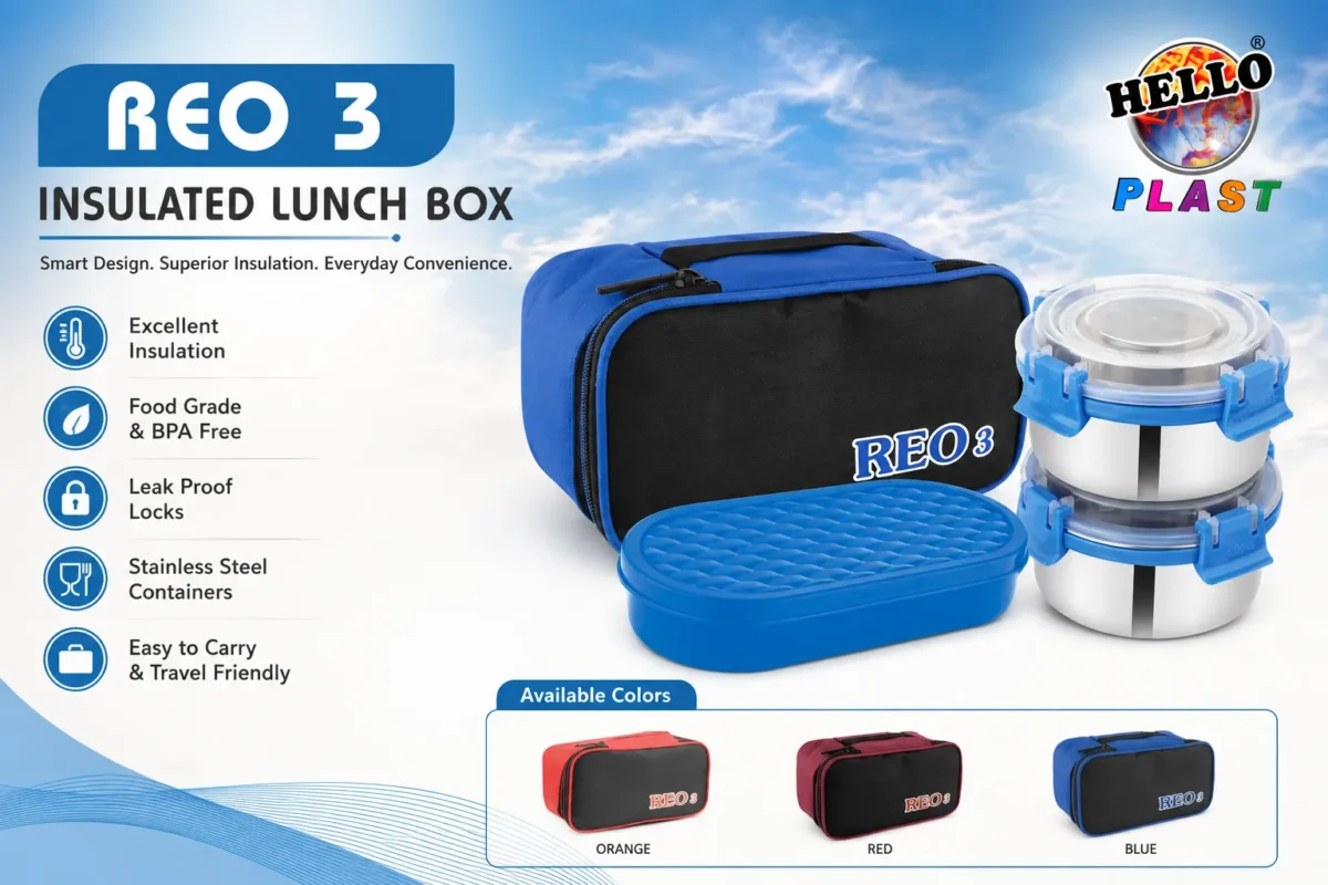 Reo 3 Lunch Box by HelloPlast.
