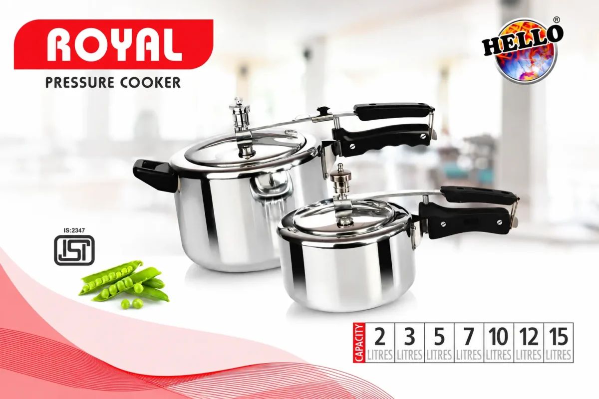Royal Pressure Cooker is a product of HelloPlast.