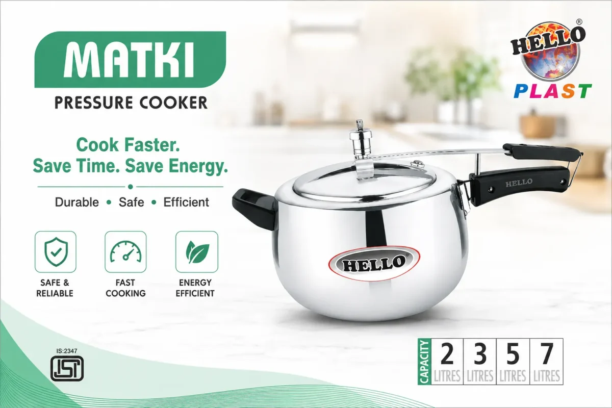 Matki Pressure Cooker by HelloPlast.