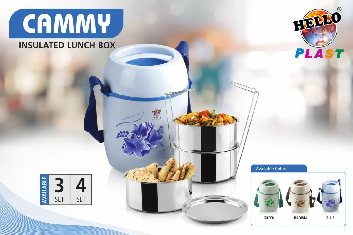 Cammy Insulated Tiffin Box is a product of HelloPlast.
