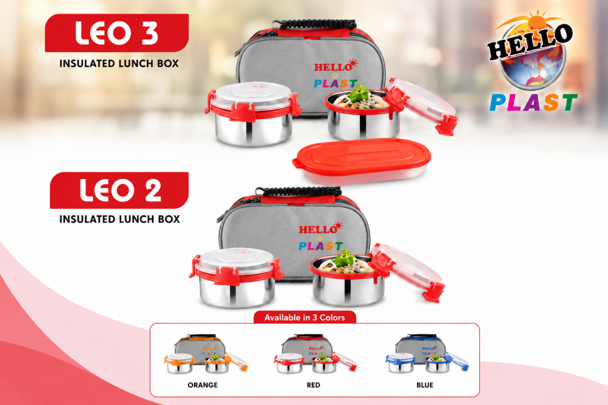 LEO Lunch Boxes by HelloPlast.