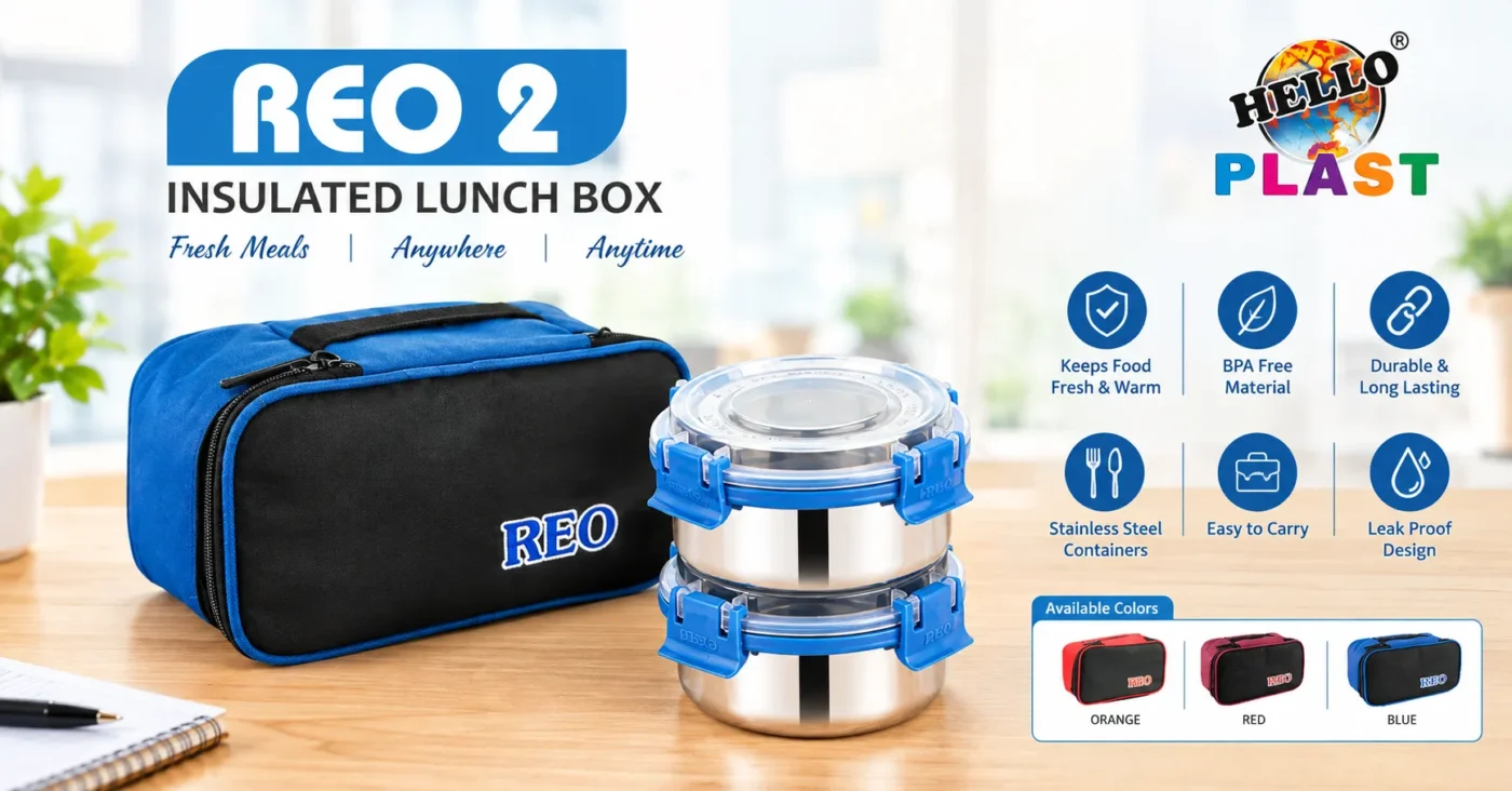 Reo 2 Insulated Lunchbox by HelloPlast.