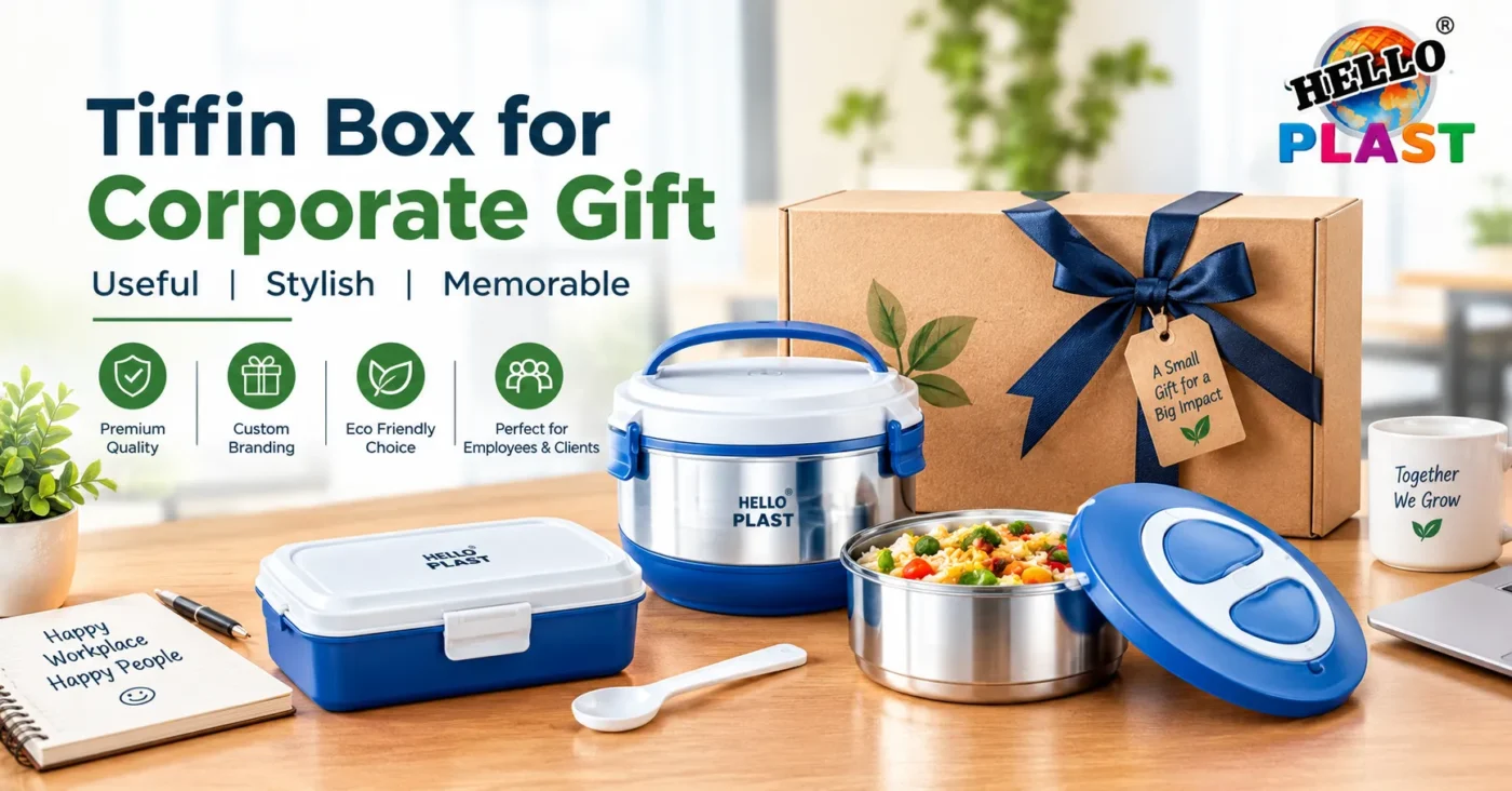 Tiffin Box Gifts for Employees by HelloPlast