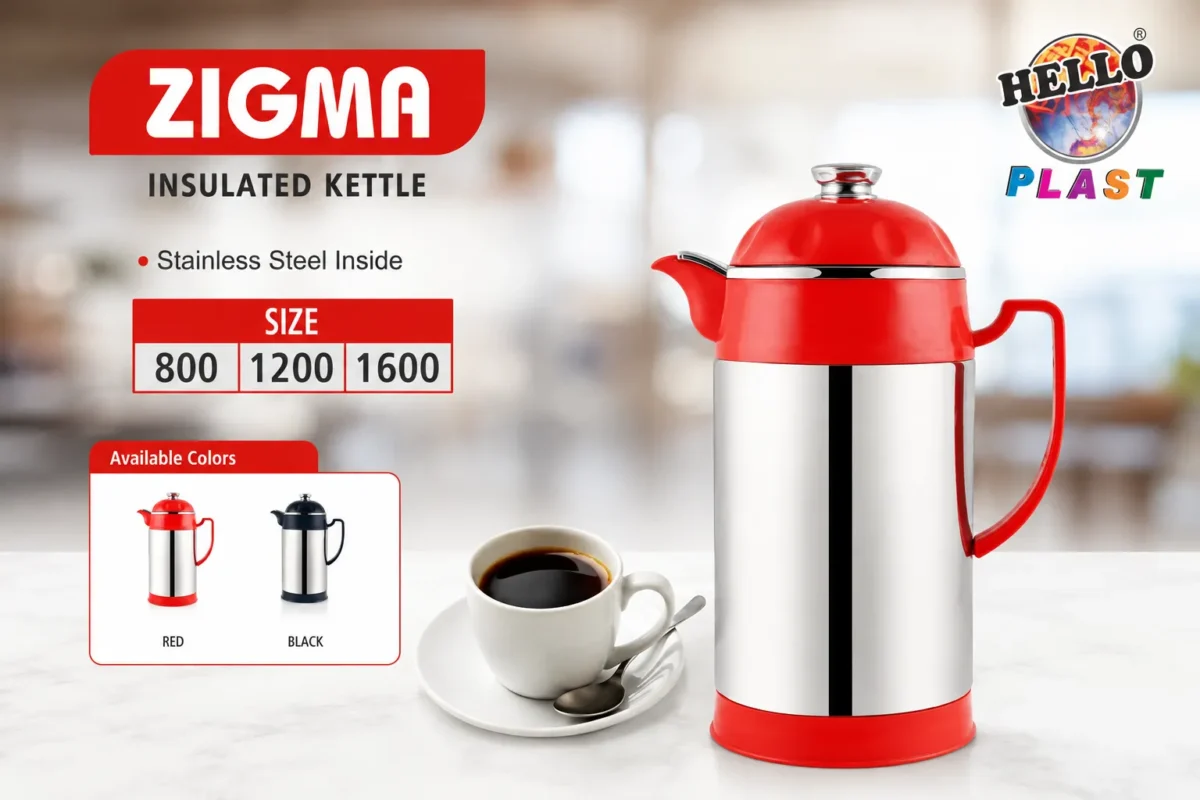 Zigma Insulated Kettle is a product by HelloPlast.